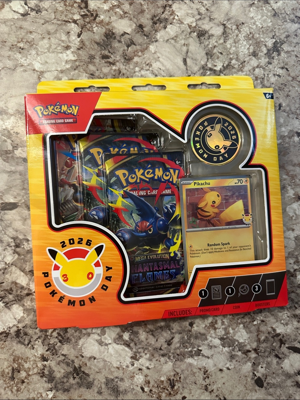 2026 Pokémon Day with Promo Pikachu Card and Boosters